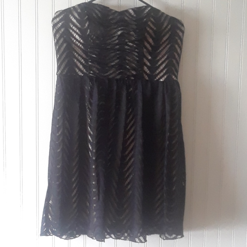 MY MICHELE SIZE 11 BLACK STRAPLESS DRESS